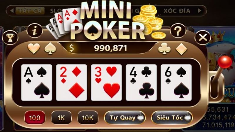 Game slot mini poker